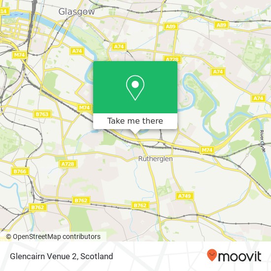 Glencairn Venue 2 map