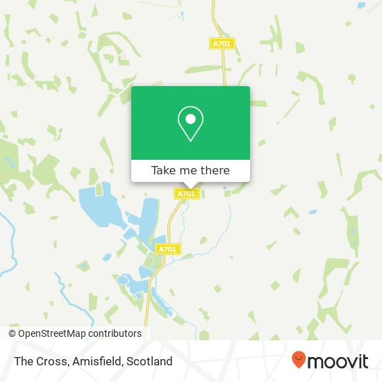 The Cross, Amisfield map