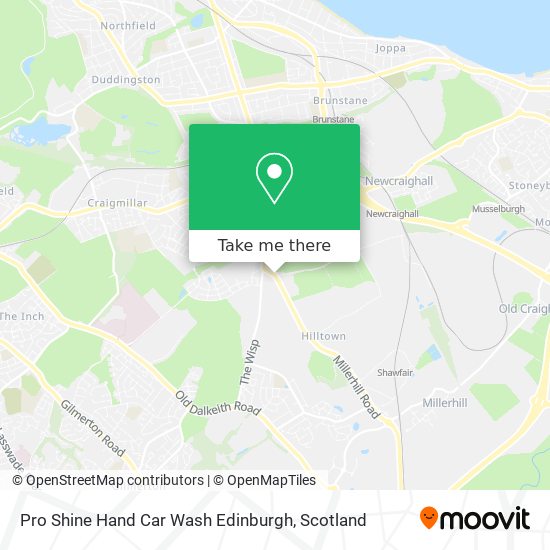 Pro Shine Hand Car Wash Edinburgh map