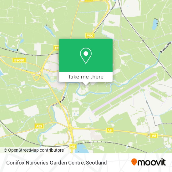 Conifox Nurseries Garden Centre map