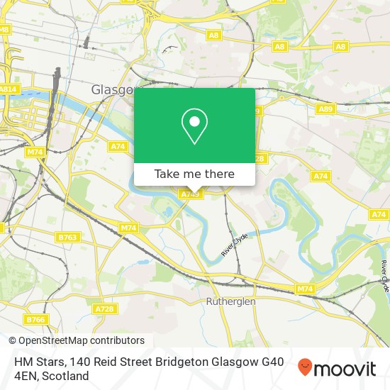 HM Stars, 140 Reid Street Bridgeton Glasgow G40 4EN map
