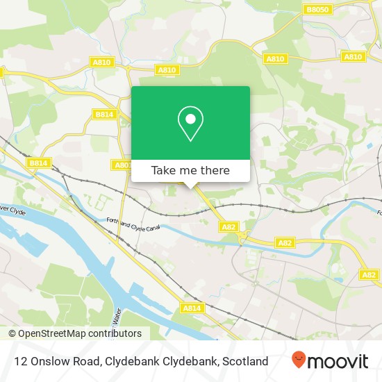 12 Onslow Road, Clydebank Clydebank map
