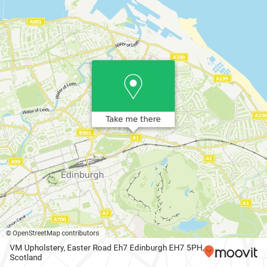 VM Upholstery, Easter Road Eh7 Edinburgh EH7 5PH map