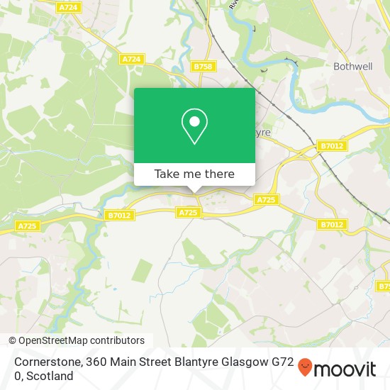 Cornerstone, 360 Main Street Blantyre Glasgow G72 0 map