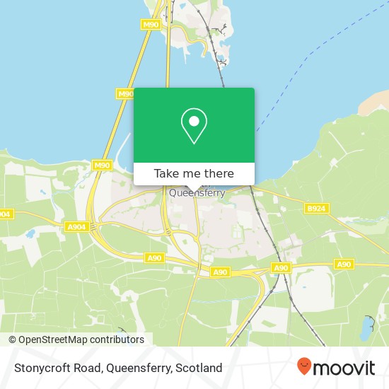 Stonycroft Road, Queensferry map