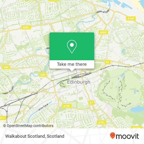 Walkabout Scotland map