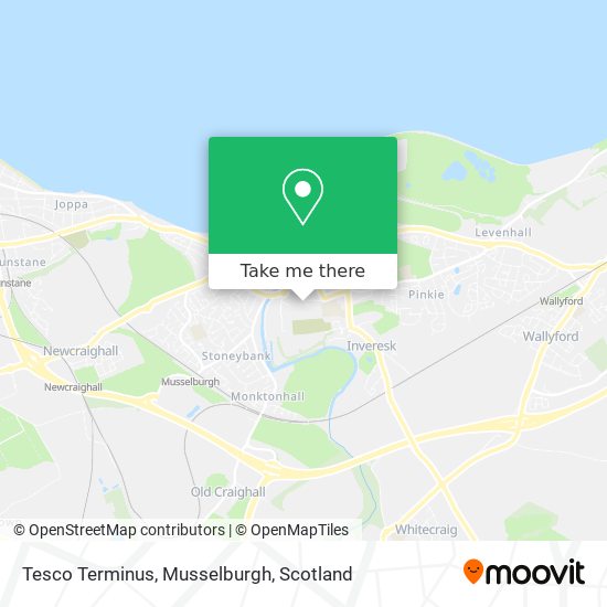 Tesco Terminus, Musselburgh map