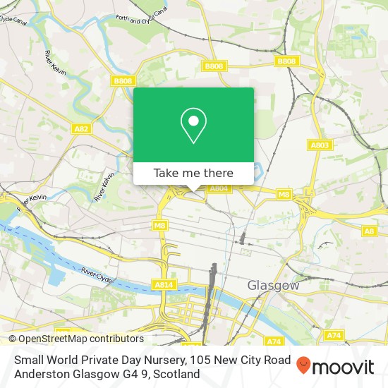 Small World Private Day Nursery, 105 New City Road Anderston Glasgow G4 9 map