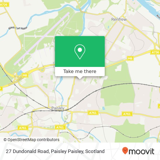 27 Dundonald Road, Paisley Paisley map