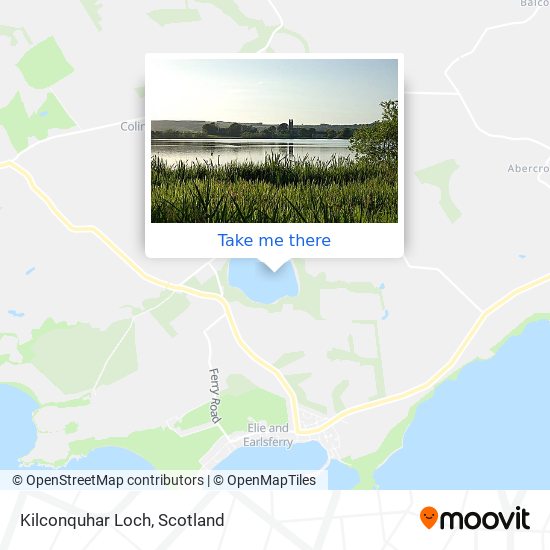 Kilconquhar Loch map