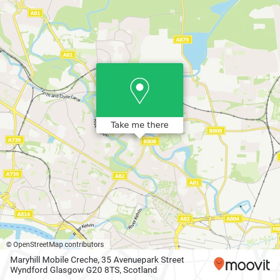 Maryhill Mobile Creche, 35 Avenuepark Street Wyndford Glasgow G20 8TS map