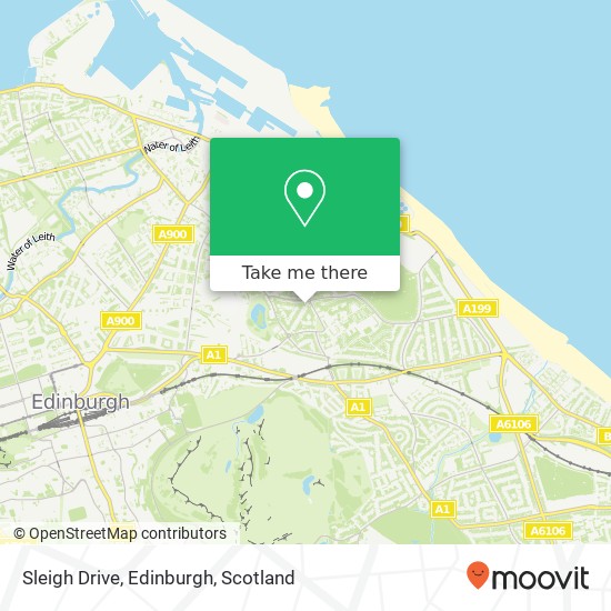 Sleigh Drive, Edinburgh map