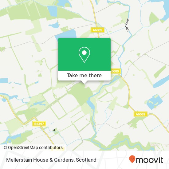 Mellerstain House & Gardens map