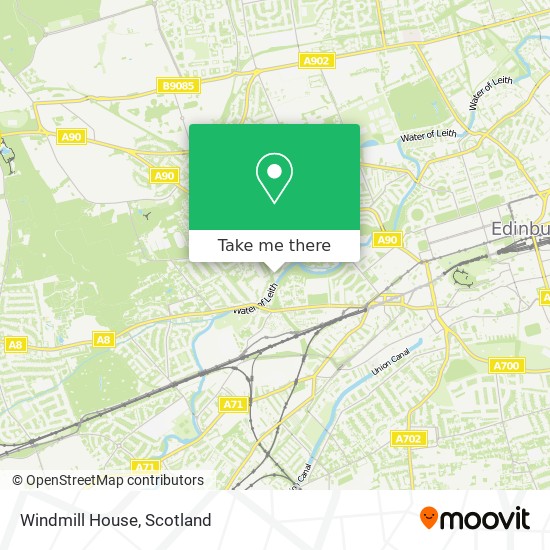 Windmill House map