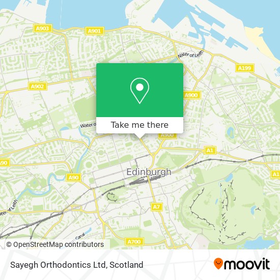 Sayegh Orthodontics Ltd map