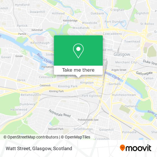 Watt Street, Glasgow map
