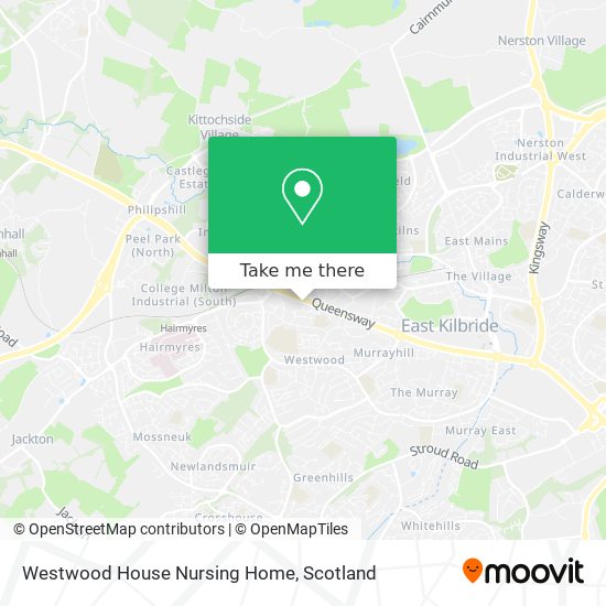 Westwood House Nursing Home map