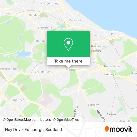 Hay Drive, Edinburgh map
