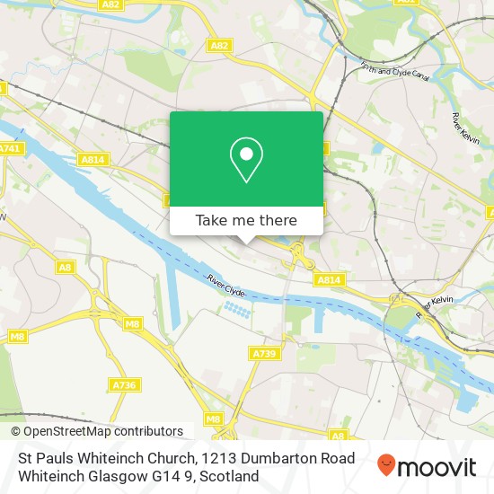 St Pauls Whiteinch Church, 1213 Dumbarton Road Whiteinch Glasgow G14 9 map