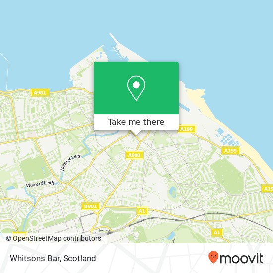 Whitsons Bar map