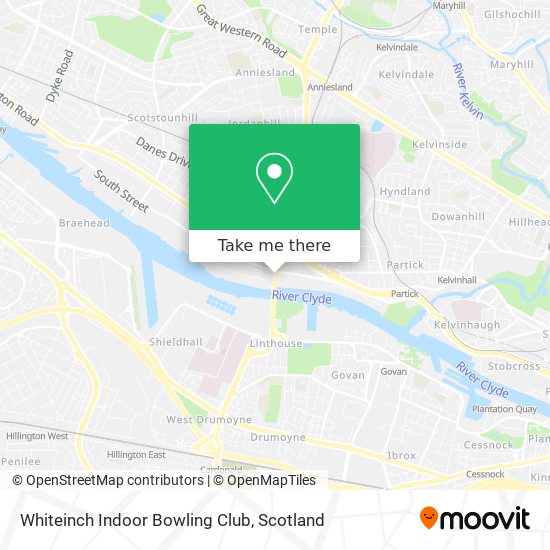 Whiteinch Indoor Bowling Club map