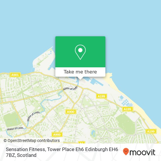 Sensation Fitness, Tower Place Eh6 Edinburgh EH6 7BZ map