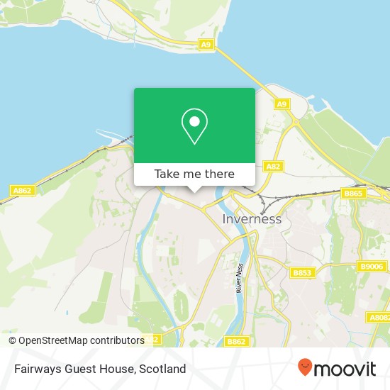 Fairways Guest House map