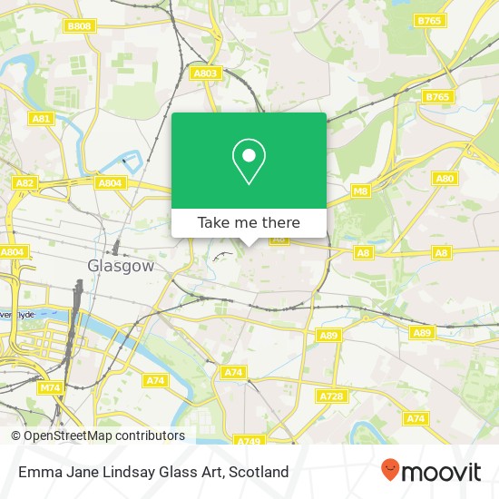 Emma Jane Lindsay Glass Art map