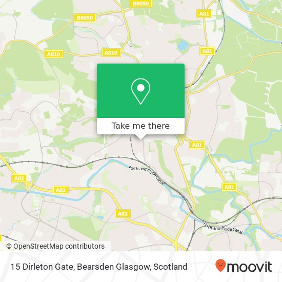 15 Dirleton Gate, Bearsden Glasgow map