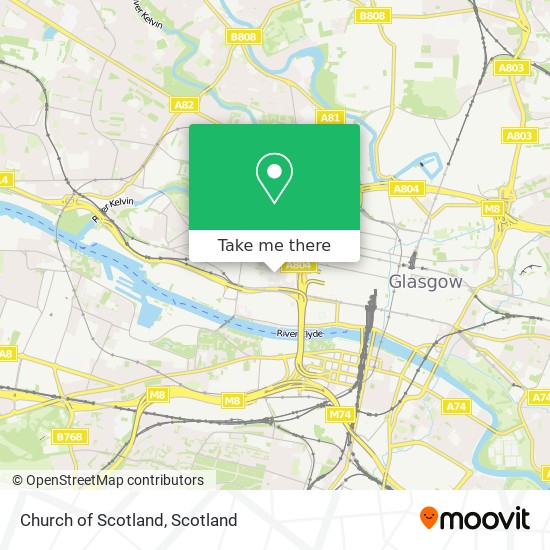 Church of Scotland map