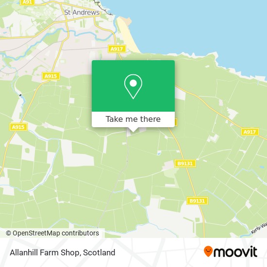 Allanhill Farm Shop map