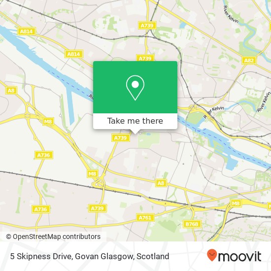 5 Skipness Drive, Govan Glasgow map