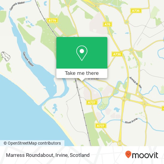 Marress Roundabout, Irvine map