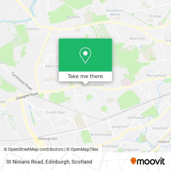 St Ninians Road, Edinburgh map