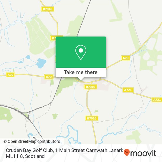 Cruden Bay Golf Club, 1 Main Street Carnwath Lanark ML11 8 map