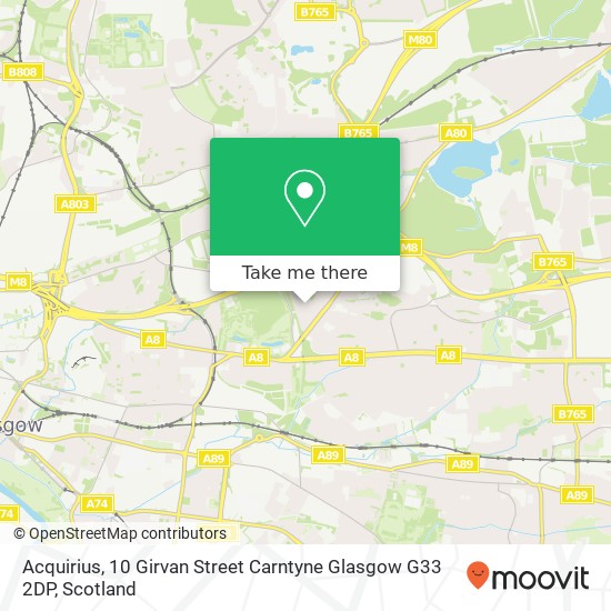 Acquirius, 10 Girvan Street Carntyne Glasgow G33 2DP map