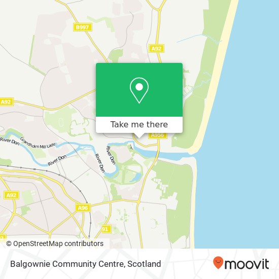 Balgownie Community Centre map