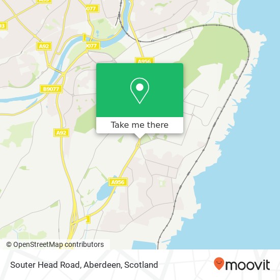 Souter Head Road, Aberdeen map