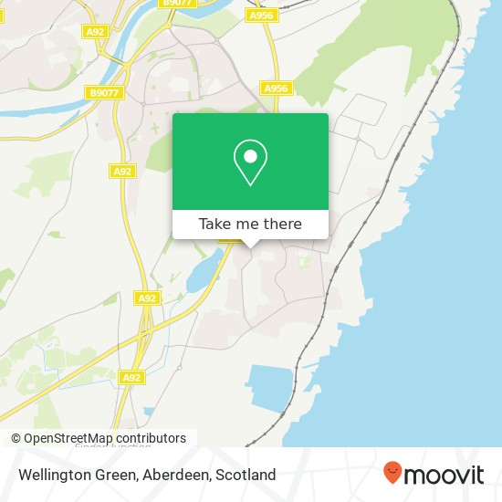 Wellington Green, Aberdeen map