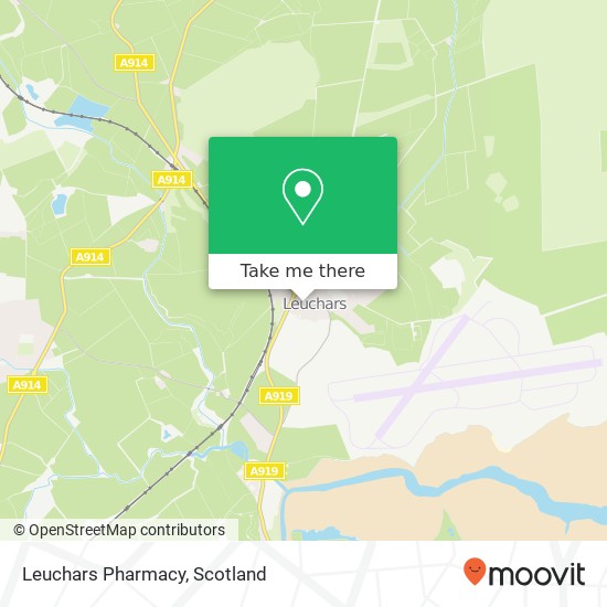 Leuchars Pharmacy map