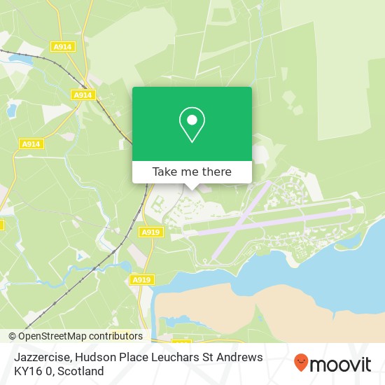 Jazzercise, Hudson Place Leuchars St Andrews KY16 0 map
