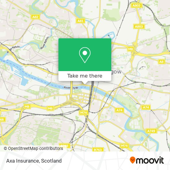 Axa Insurance map