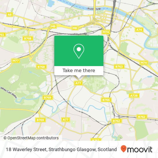 18 Waverley Street, Strathbungo Glasgow map