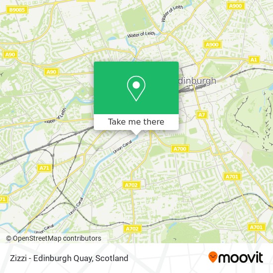 Zizzi - Edinburgh Quay map