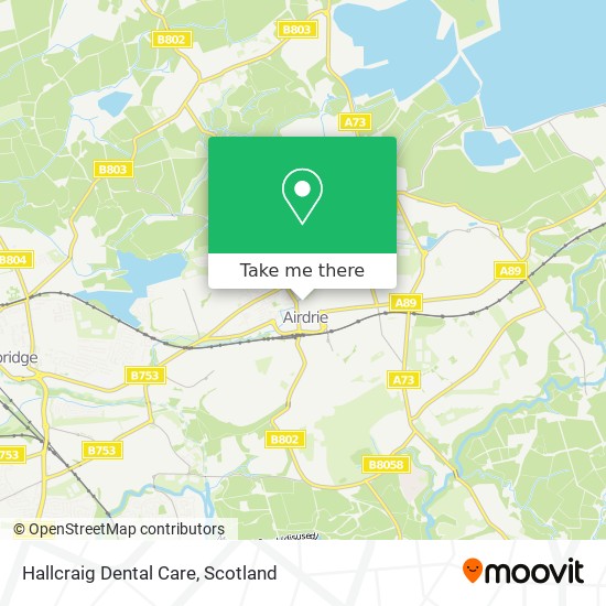 Hallcraig Dental Care map