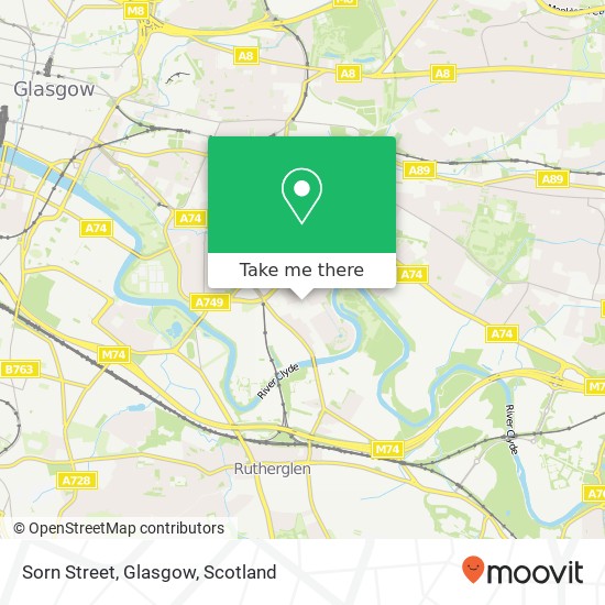 Sorn Street, Glasgow map