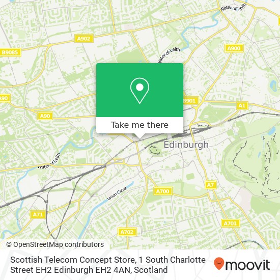 Scottish Telecom Concept Store, 1 South Charlotte Street EH2 Edinburgh EH2 4AN map