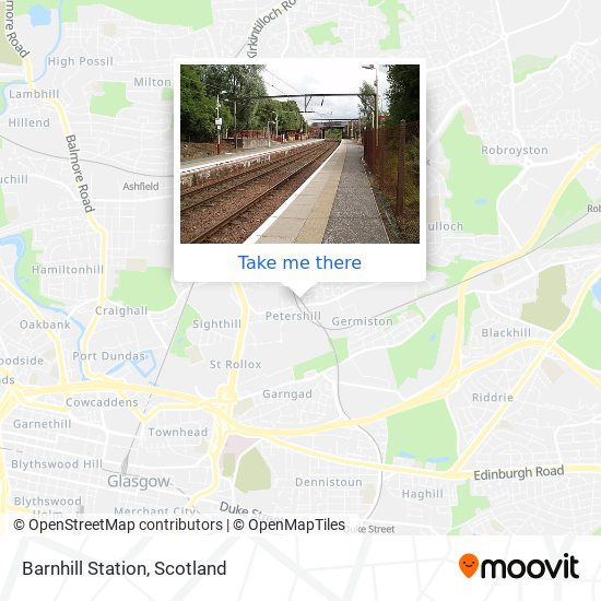 Barnhill Station map
