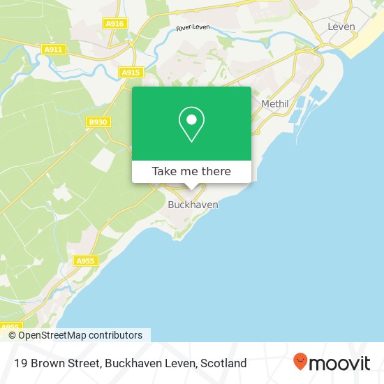 19 Brown Street, Buckhaven Leven map