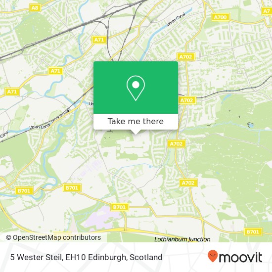 5 Wester Steil, EH10 Edinburgh map